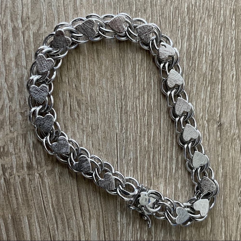 Vintage Forstner Sterling Silver Charm Bracelet